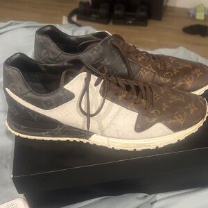 Louis Vuitton Black and Brown Monogram Sneakers